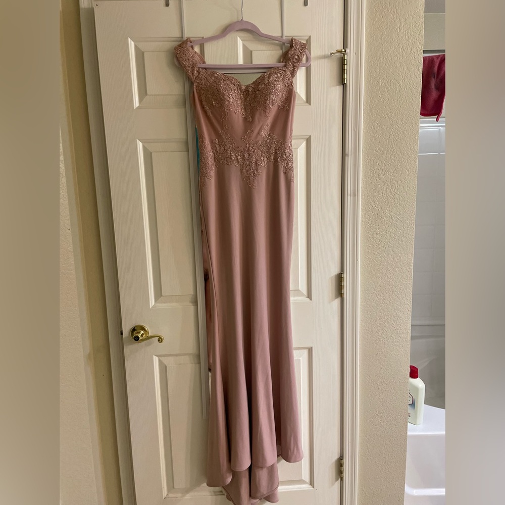 Blush formal dress